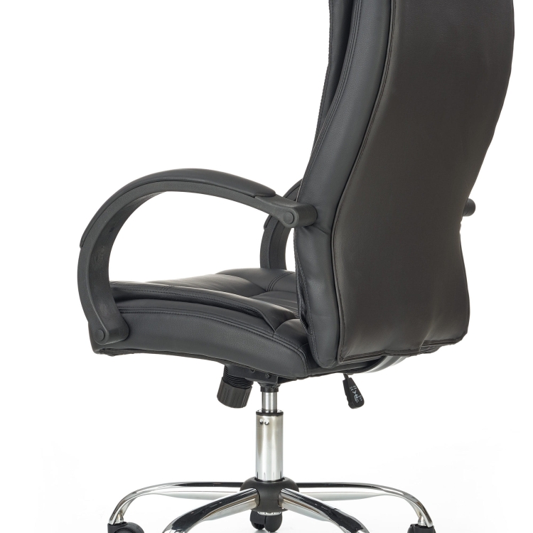 Fotel komputerowy RELAX czarny jako eleganckie krzesło do domu i biura.