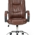 Brązowy fotel do biura RELAX jako eleganckie krzesło do gabinetu.