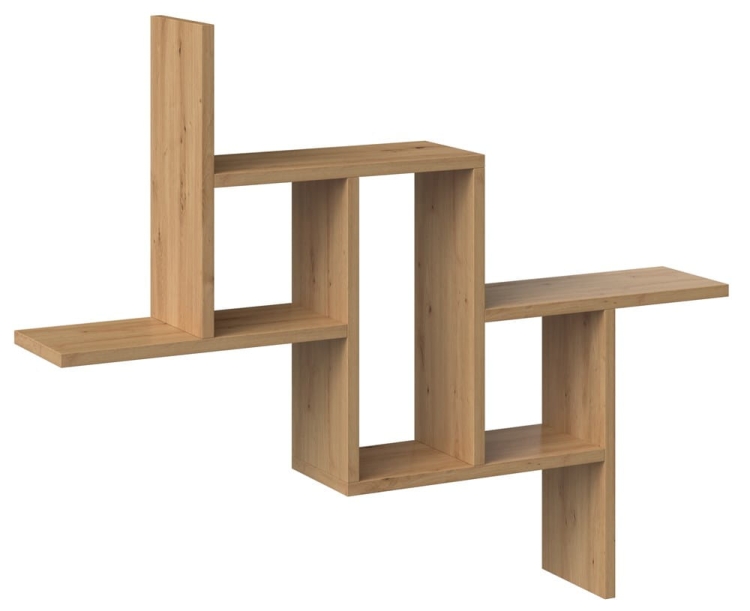 Półka na książki wisząca FLORYDA 85 cm jako funkcjonalna dekoracja do salonu.