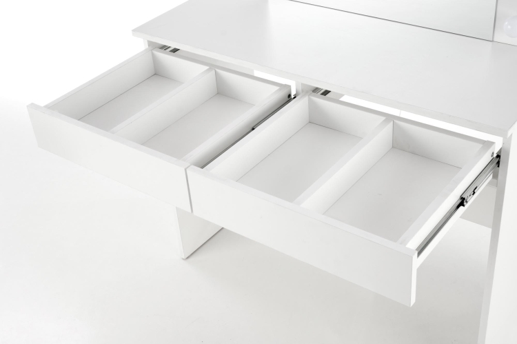 Toaletka z ledami i lustrem HOLLYWOOD detal