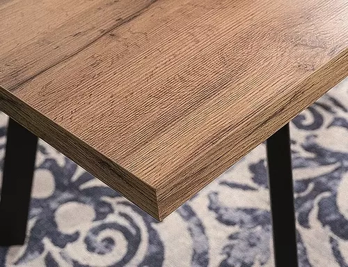 stół drewniany brick w kolorze dąb artisan