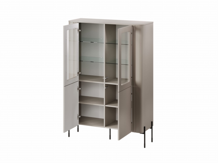 witryna kaszmirowa vera z elegancką bryłą i dekoracyjnym frezowaniem