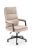 Fotel obrotowy ADRIANO beżowy z tkaniny jako wygodne siedzisko do pracy.