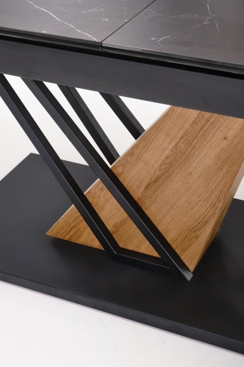 stol loftowy rozkladany z metalowa podstawa