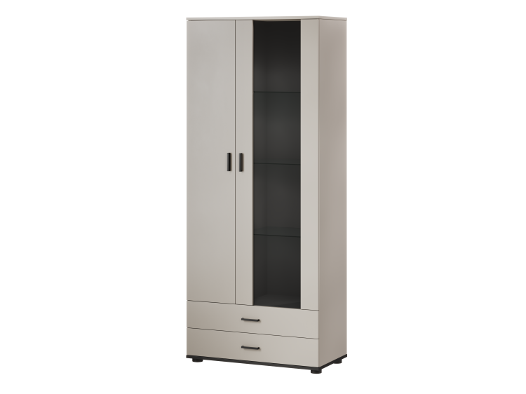 witryna kaszmirowa z eleganckim polaczeniem kaszmiru i czerni