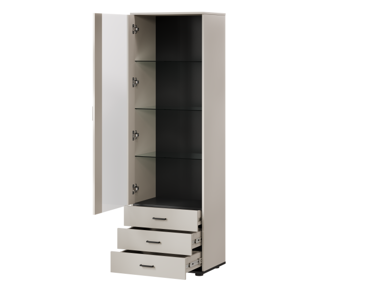 witryna z szufladami w nowoczesnym stylu do salonu i jadalni