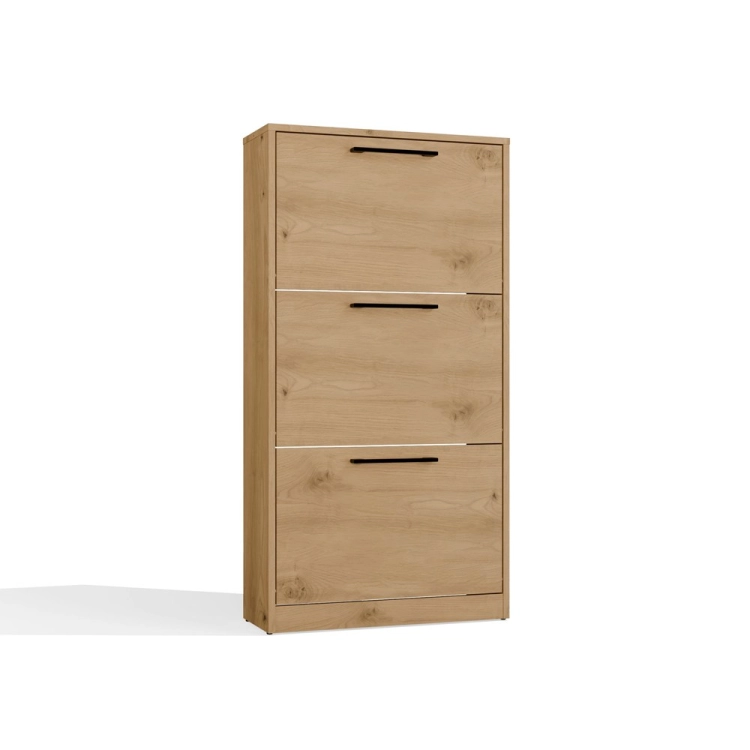 Szafka na obuwie dąb artisan do małego i dużego przedpokoju.