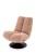 Fotel do salonu MANGO cynamonowy nowoczesny z obrotowym siedziskiem 360°