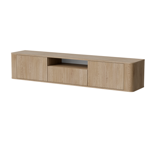 Szafka RTV dąb MARCO 180 cm z systemem push to open