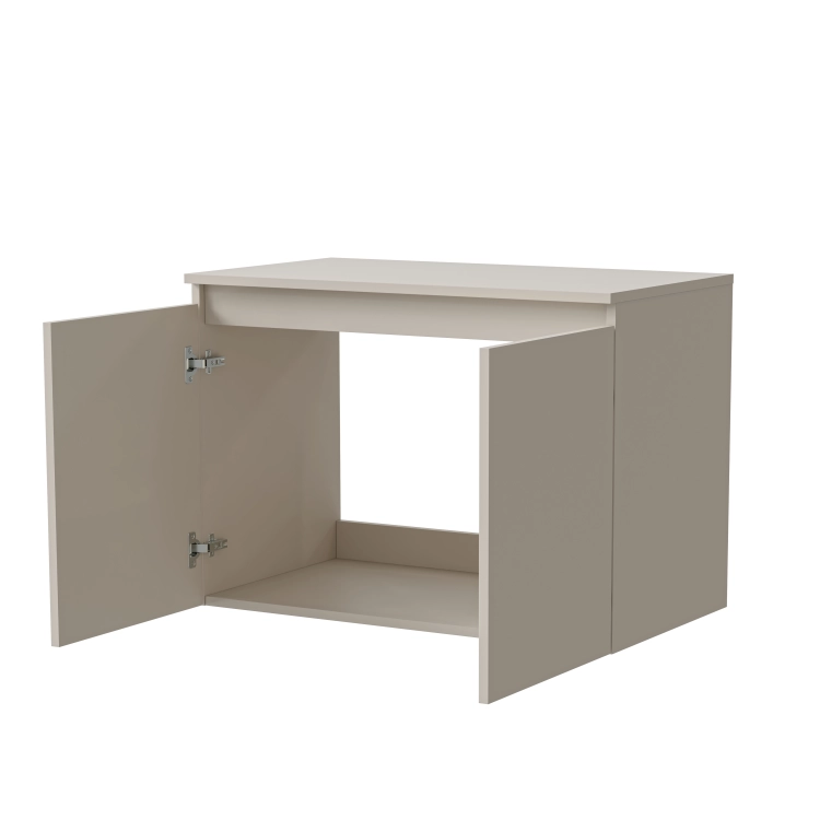 Szafka pod umywalkę kaszmir INES 80 cm do jasnej łazienki