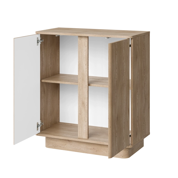 Elegancka komoda do salonu DIEGO dąb Cremona 80 cm