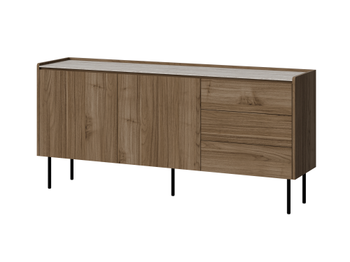 Komoda do salonu ROYAL 160 cm z gładkimi frontami