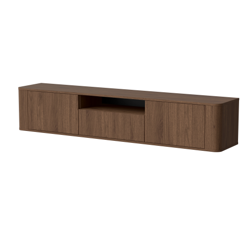 Szafka RTV DARCO 180 cm w dekorze orzech Elegant